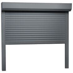 Vidaxl Rolete iz aluminija 160x150 cm antracitne