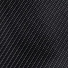 Vidaxl Folia za avto karbonska vlakna vinil 4D črna 152 x 200 cm