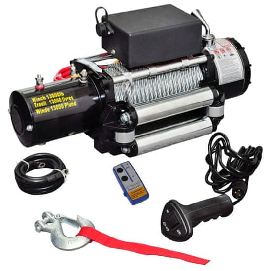 Vidaxl Električni vitel 12 V 5909 kg