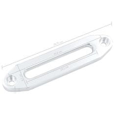 Vidaxl Oporno vodilo za vitel 254 mm aluminij