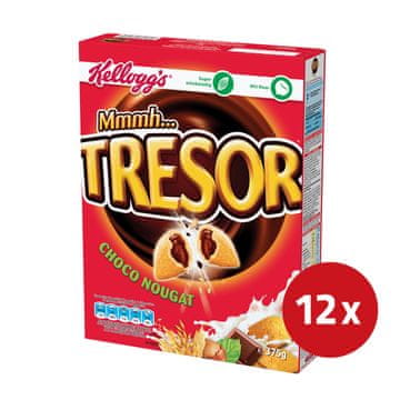 KELLOGG'S Tresor Nougat kosmiči, 12 x 375 g
