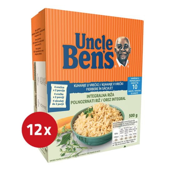 Uncle Ben's dolgozrnati riž, 10 min, 12 x 1 kg