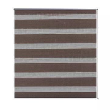 Vidaxl Zebra senčilo 70,9x120 cm Širina blaga 66,7 cm kava barva