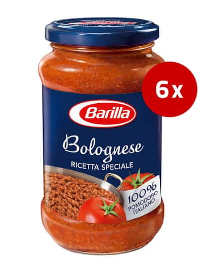 Barilla Bolognese omaka, mesna, 6 x 400 g