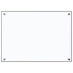 Vidaxl Kuhinjska zaščitna obloga prozorna 70x50 cm kaljeno steklo