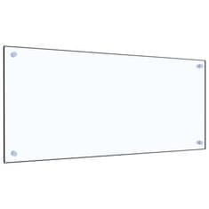 Vidaxl Kuhinjska zaščitna obloga prozorna 90x40 cm kaljeno steklo