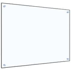 Vidaxl Kuhinjska zaščitna obloga prozorna 80x60 cm kaljeno steklo