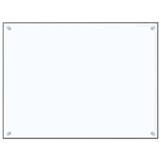 Vidaxl Kuhinjska zaščitna obloga prozorna 80x60 cm kaljeno steklo