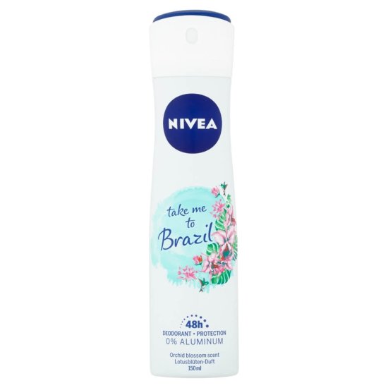 Nivea Take me to Brasil deodorant, sprej, 150 ml