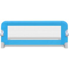 Vidaxl Posteljno varovalo za otroke 2 kosa modro 102x42 cm