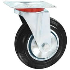 Vidaxl Gibljiva kolesa 16 kosov 160 mm