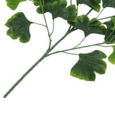Greatstore Umetno drevo ginka, 10 kosov, zeleno, 65 cm