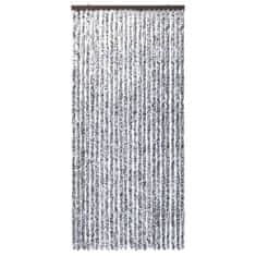 shumee Zavesa proti mrčesu iz šenilje 100x220 cm rjava in bež