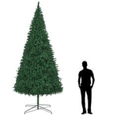 Vidaxl Umetna novoletna jelka 400 cm zelena