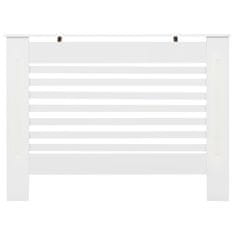 shumee Pokrovi za radiatorje 2 kosa beli 112x19x81,5 cm mediapan