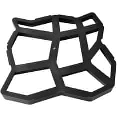 Vidaxl Šablona za tlakovce za vrtno pot 42 x 42 x 4 cm Set 2 kosov