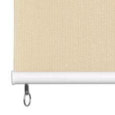 Vidaxl Zunanje rolo senčilo 200x230 cm krem barve