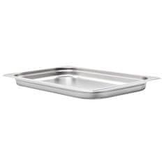 Vidaxl Gastronomske posode 4 kosi GN 1/1 40 mm nerjaveče jeklo
