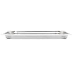 Vidaxl Gastronomske posode 4 kosi GN 1/1 40 mm nerjaveče jeklo