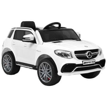 Vidaxl Otroški avto Mercedes Benz GLE63S plastičen bel