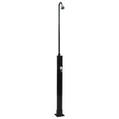 Vidaxl Solarni tuš 214 cm 9 L črn