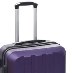 shumee Trdi potovalni kovčki 3 kosi vijolični ABS