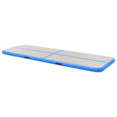 Vidaxl Napihljiva gimnastična podloga s tlačilko 400x100x10 cm PVC