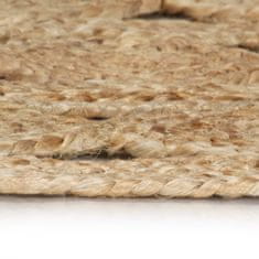 Vidaxl Preproga iz ročno pletene jute 150 cm