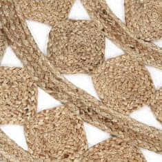 Vidaxl Preproga iz ročno pletene jute 150 cm