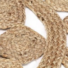 Vidaxl Preproga iz ročno pletene jute 150 cm