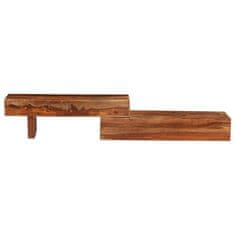 Vidaxl TV omarica rjava 200x30x35 cm trden palisander