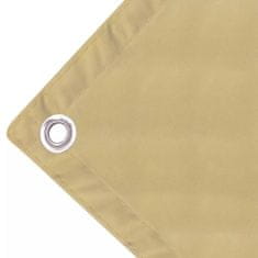 Vidaxl Balkonsko Platno Oksford Tekstil 75x600 cm Bež