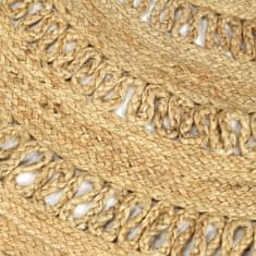 Vidaxl Preproga iz ročno pletene jute 150 cm