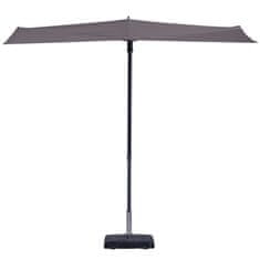 shumee Madison Balkonski senčnik Sun Wave 270x150 cm taupe