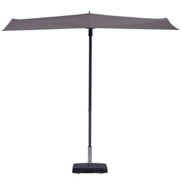 shumee Madison Balkonski senčnik Sun Wave 270x150 cm taupe