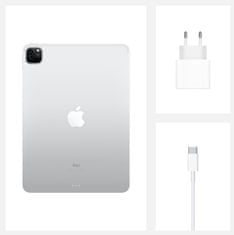 Apple iPad Pro 11 tablični računalnik, 256 GB, Wi-Fi + Cellular, Silver (mxe52hc/a/a)