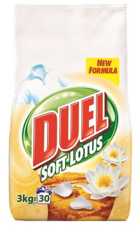 Duel pralni prašek Soft Lotus, 3 kg