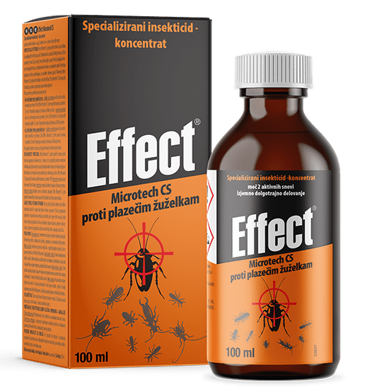 Effect Microtech CS insekticid, proti plazečim žuželkam, koncentrat, 100 ml