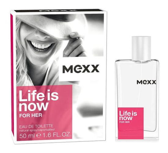 Mexx Life Is Now For Her toaletna voda, 50 ml