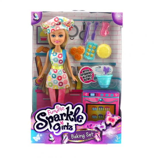 SPARKLE GIRLZ Baking set punčka