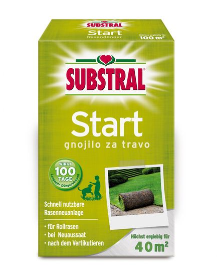 Substral start gnojilo za travo, 0,8 kg, 40 m2