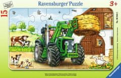 Ravensburger Sestavljanka Kmečki traktor 15 kosov