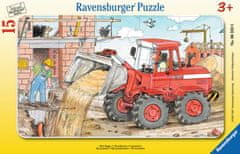 Ravensburger Puzzle Delo z bagrom 15 kosov
