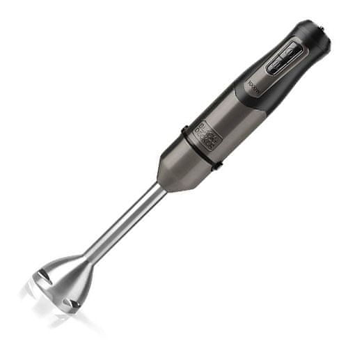 Tyčový mixér Black+Decker, BXHB1000E, 20 rychlostních stupňů, turbo funkce, nerezová noha, 4 ramenný nerezový nůž, 1000 W