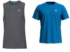 ODLO F-Dry Cardada set, moška majica, 2 kosa, L, siva/modra