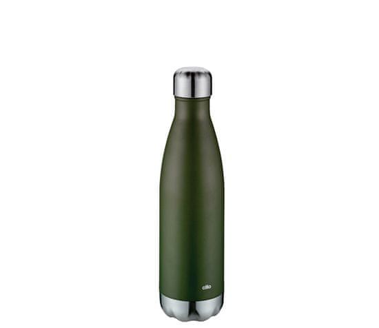 Cilio Elegante termo steklenica, 500ml, zelena, mat