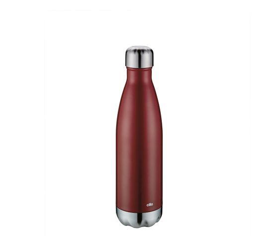Cilio Elegante termo steklenica, 500ml, rdeča, mat