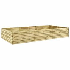 Vidaxl Visoka greda 300x150x48 cm impregnirana borovina 19 mm
