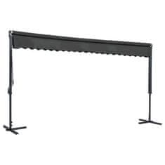 Vidaxl Prostostoječa tenda 500x300 cm antracitna