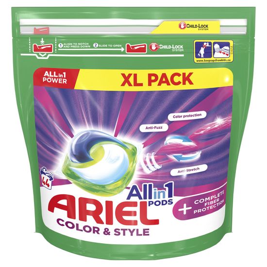 Ariel Complete Shape 3-In-1 gel kapsule za pranje, 44 kosov